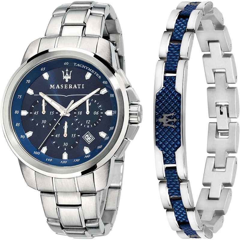 MASERATI - OROLOGIO SUCCESSO + BRACCIALETTO R8851121016