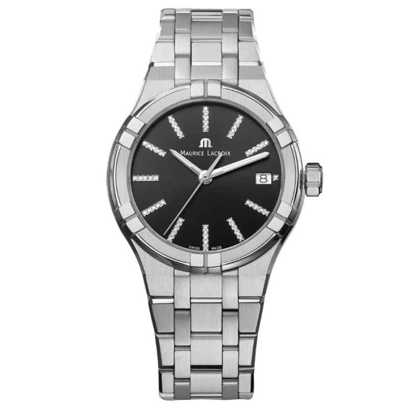 MAURICE LACROIX - OROLOGIO AIKON QUARTZ DATE 35MM AI1106-SS002-350-1