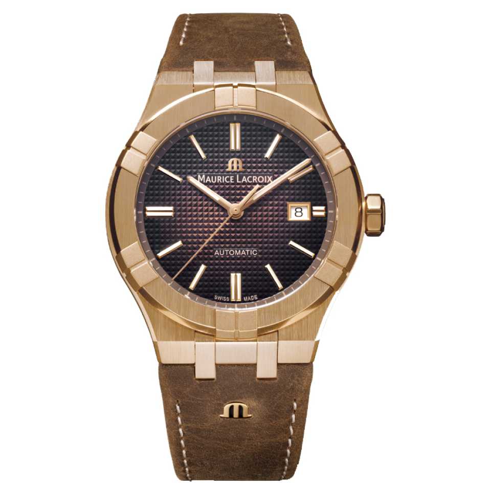 MAURICE LACROIX - AIKON AUTOMATIC BRONZE AI6008-BRZ01-730-3 WATCH