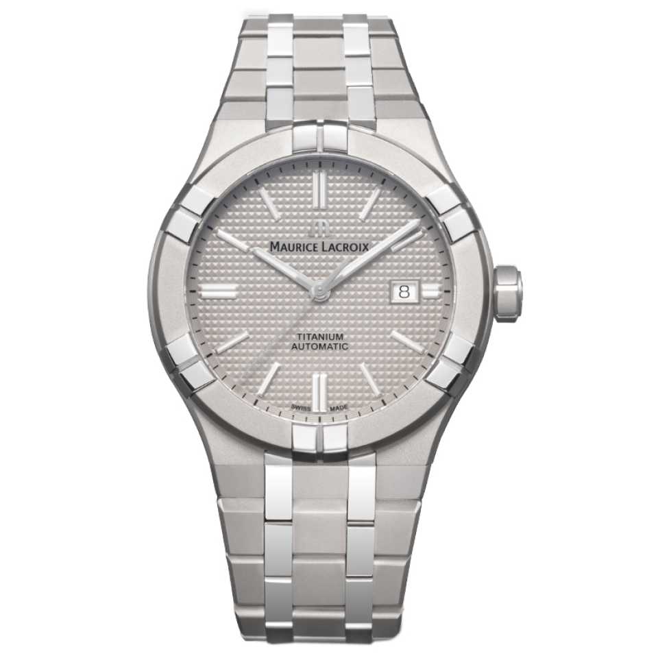 MAURICE LACROIX - AIKON AUTOMATIC TITANIUM AI6008-TT032-230-1 WATCH