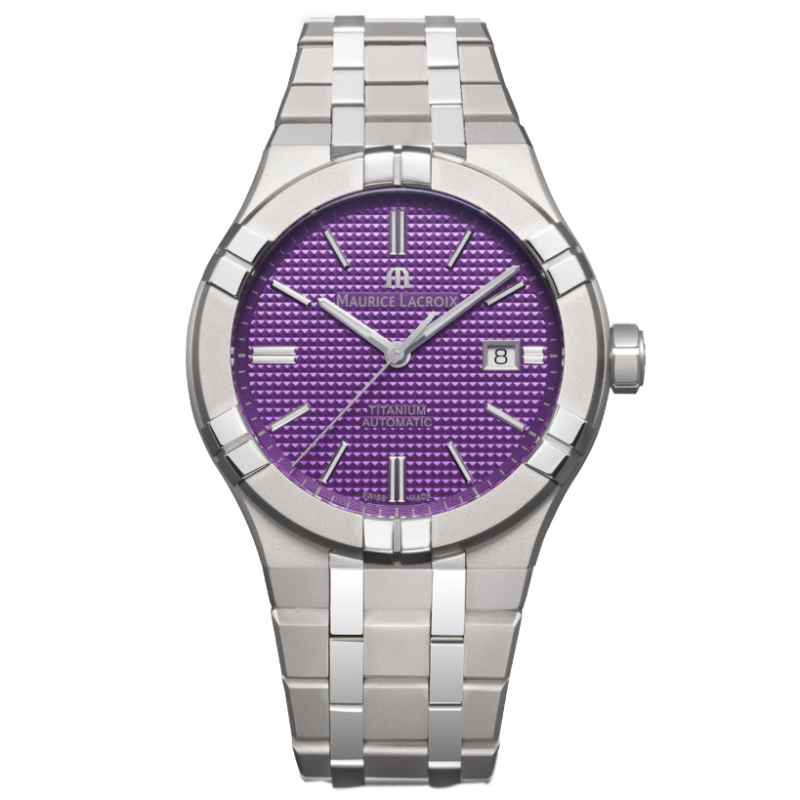 MAURICE LACROIX - OROLOGIO AIKON AUTOMATIC TITANIUM AI6008-TT032-430-1