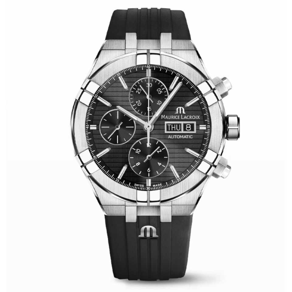 MAURICE LACROIX - AIKON AUTOMATIC CHRONOGRAPH AI6038-SS000-330-2 WATCH