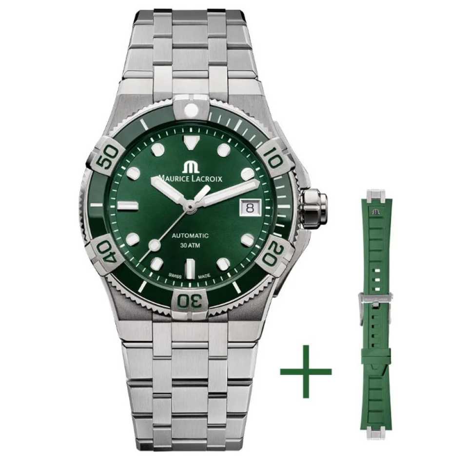 MAURICE LACROIX - OROLOGIO AIKON VENTURER 38 MM STRAP SET AI6057-SSL5F-630-D