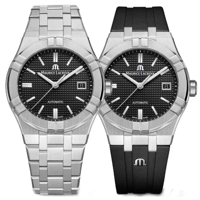 MAURICE LACROIX - OROLOGIO AIKON AUTOMATIC DATE 39MM AI6007-SS000-330-2