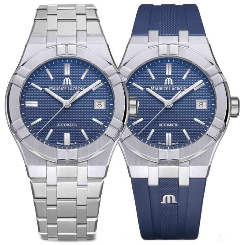 MAURICE LACROIX - OROLOGIO AIKON AUTOMATIC DATE 39MM AI6007-SS000-430-4