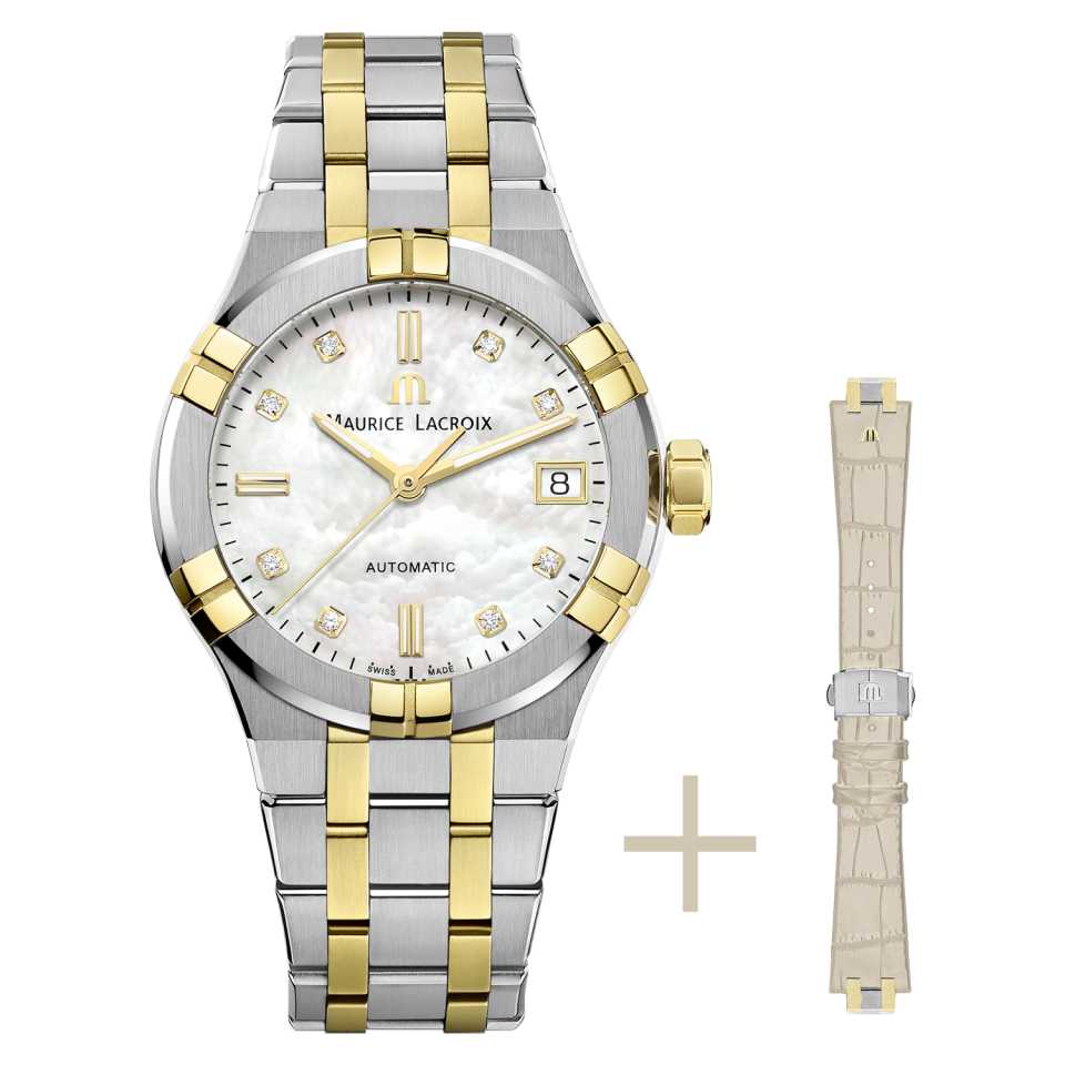 MAURICE LACROIX - OROLOGIO AIKON AUTOMATIC 35 MM AI6006-PVY13-170-2