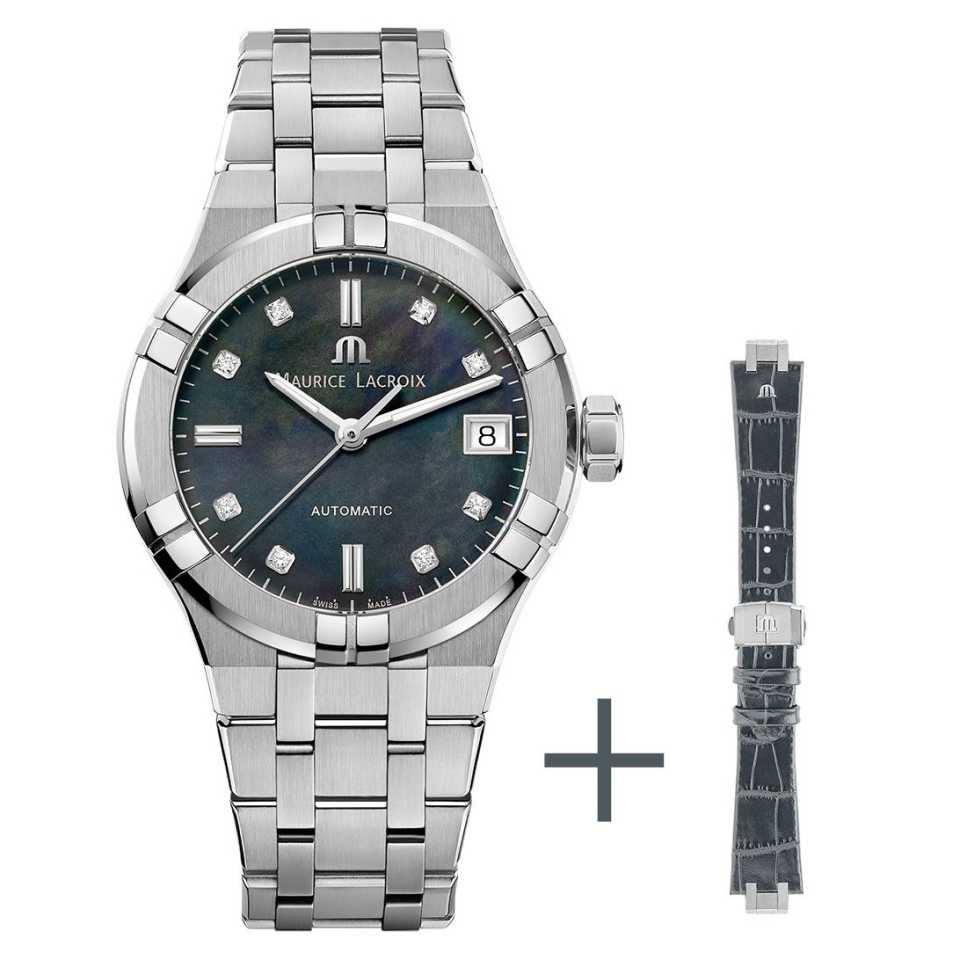 MAURICE LACROIX - OROLOGIO AIKON AUTOMATIC 35 MM AI6006-SS002-370-2