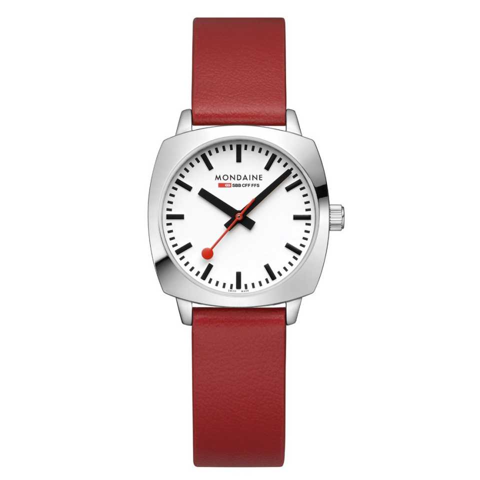 MONDAINE - PETIT CUSHION RED FS16 WATCH