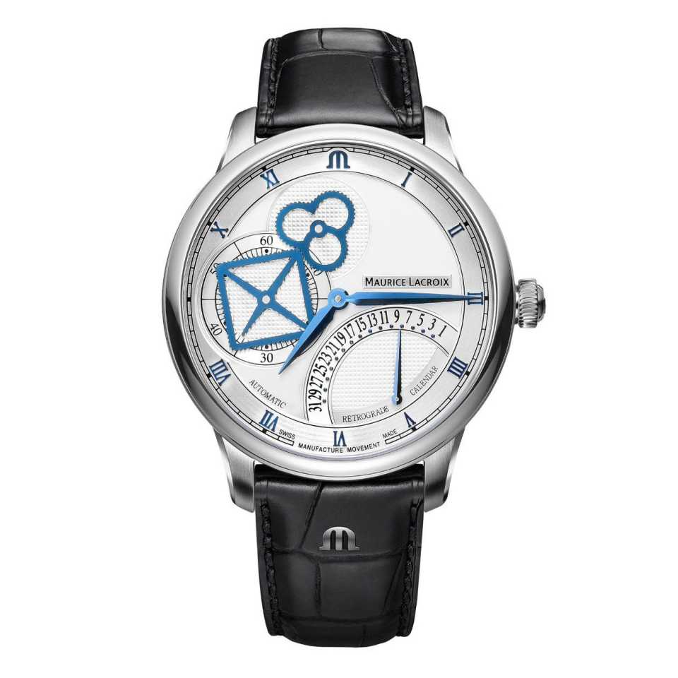 MAURICE LACROIX - OROLOGIO MASTERPIECE SQUARE WHEEL RETROGRADE 43MM