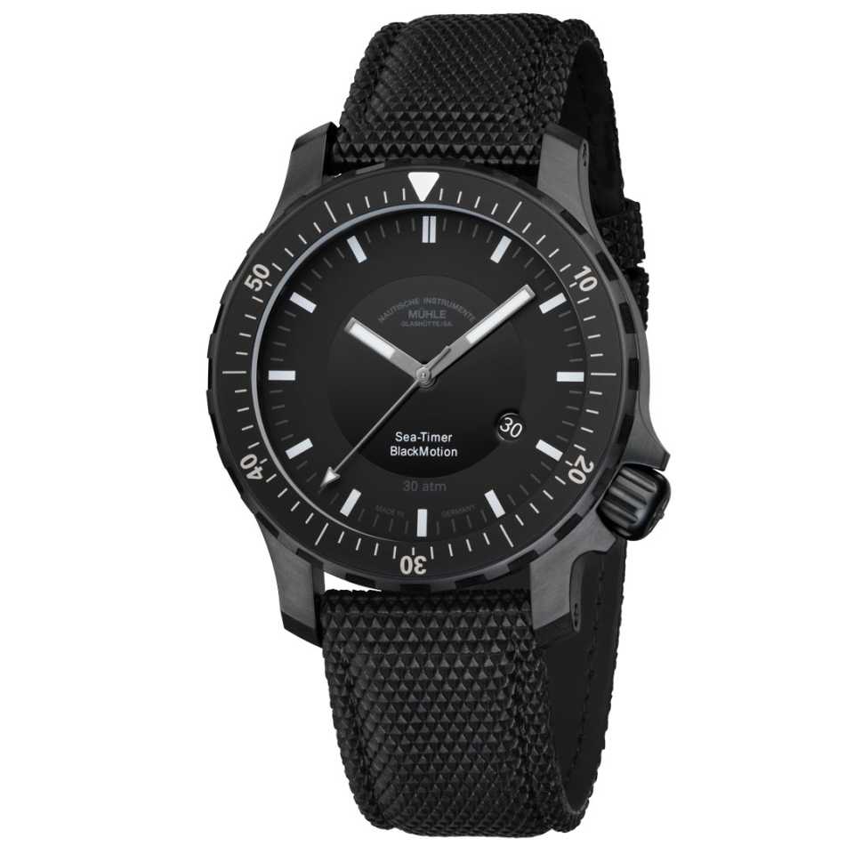 MUHLE-GLASHUTTE - SEA-TIMER BLACK WATCH