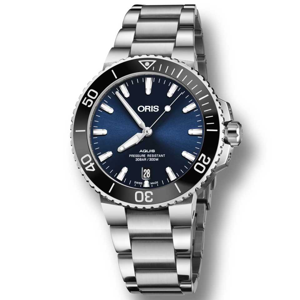ORIS - AQUIS DATE 733 7732 4135 - 0782105PEB WATCH