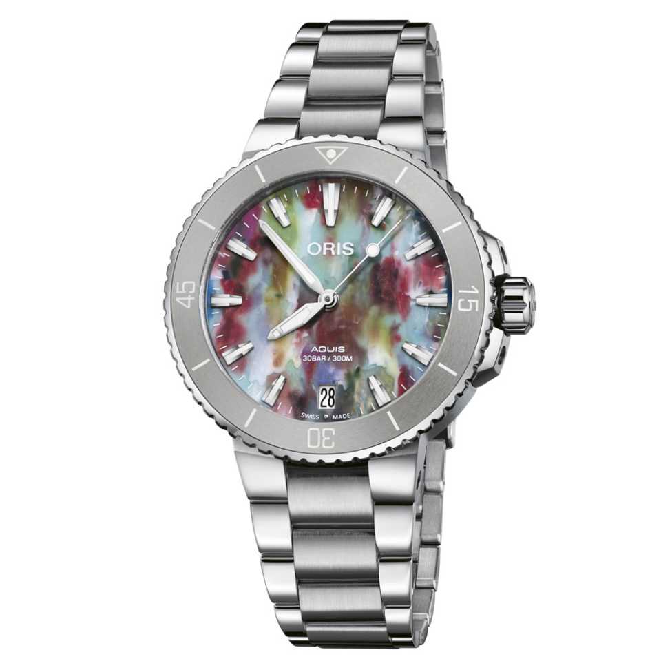 ORIS - AQUIS DATE UPCYCLE 01 733 7770 4150-SET WATCH