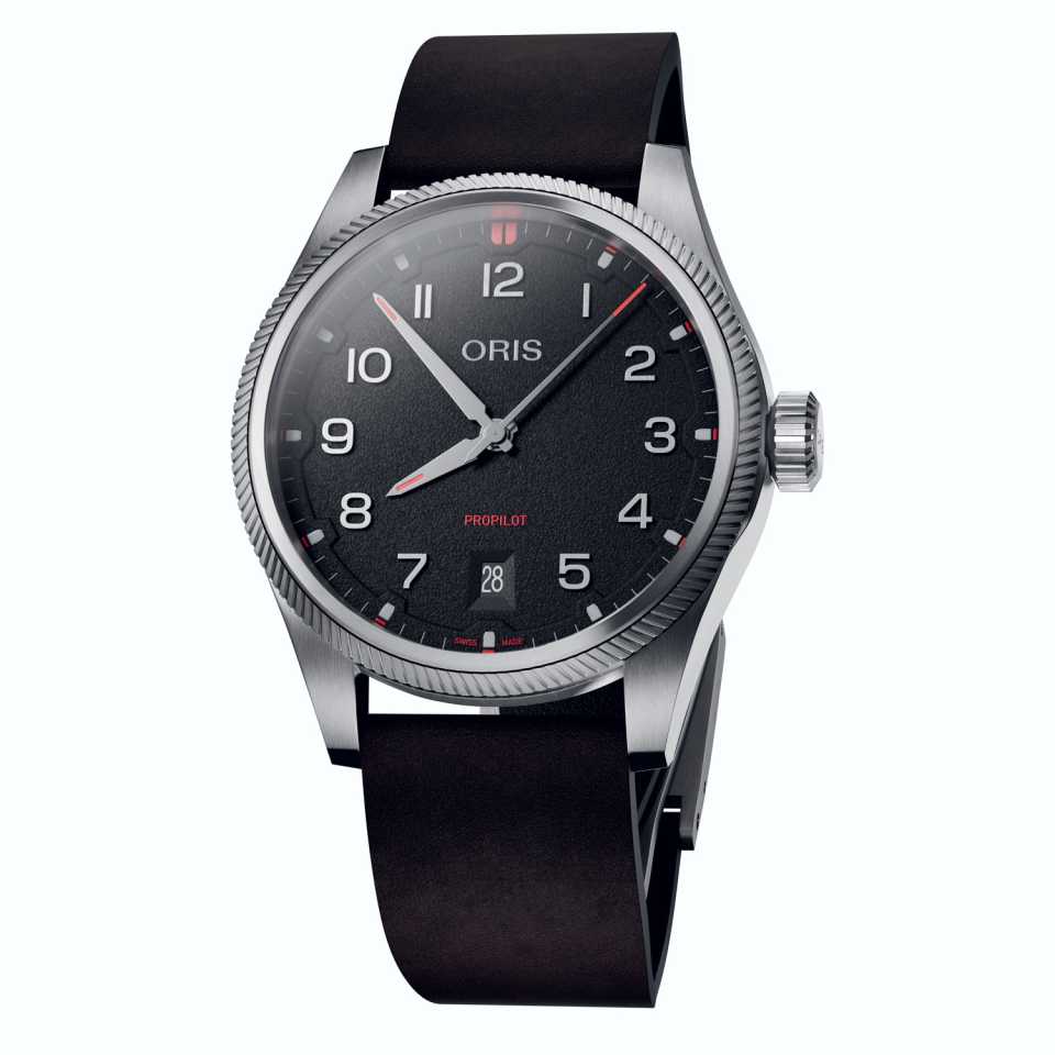 ORIS - OROLOGIO PROPILOT DATE NERO 01 733 7805 4164-07 6 20 14LC