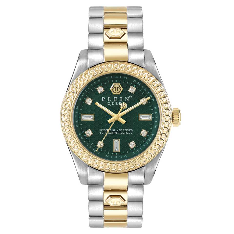 PHILIPP PLEIN - OROLOGIO QUEEN GREEN BICOLOR PWDAA0421