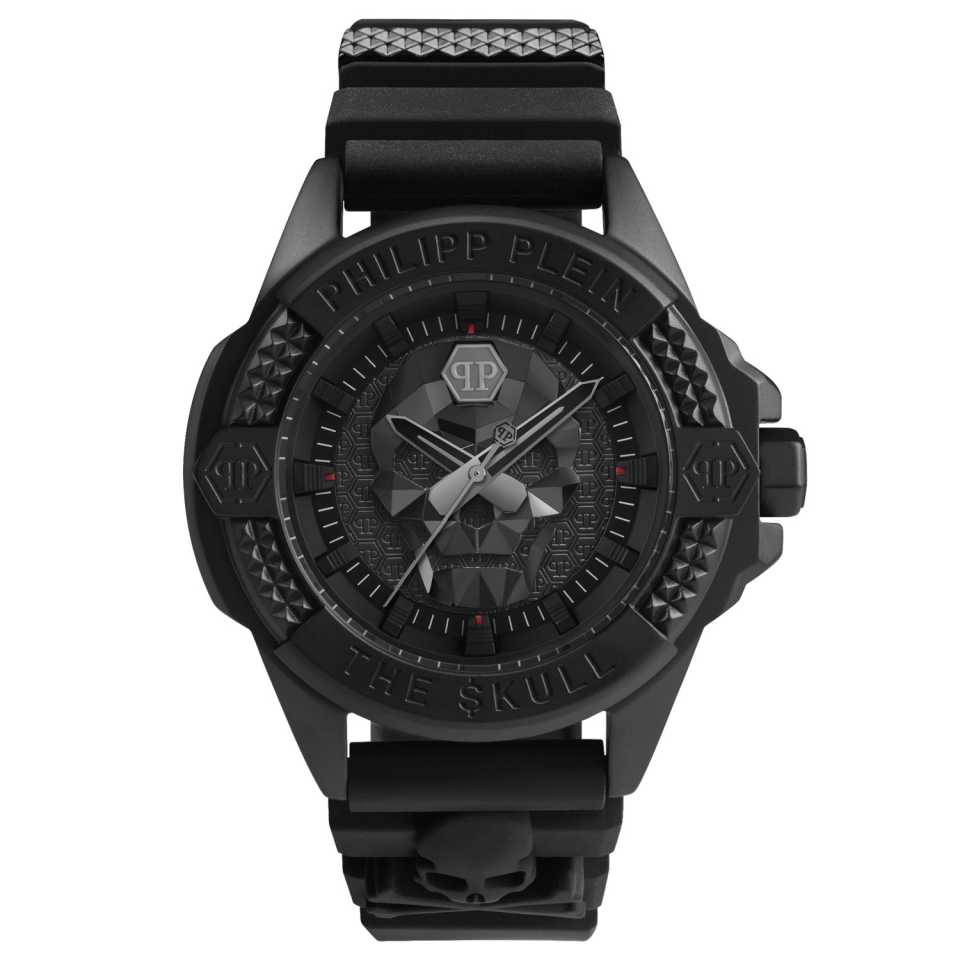 PHILIPP PLEIN - OROLOGIO THE $KULL BLACK PLATED PWAAA0721