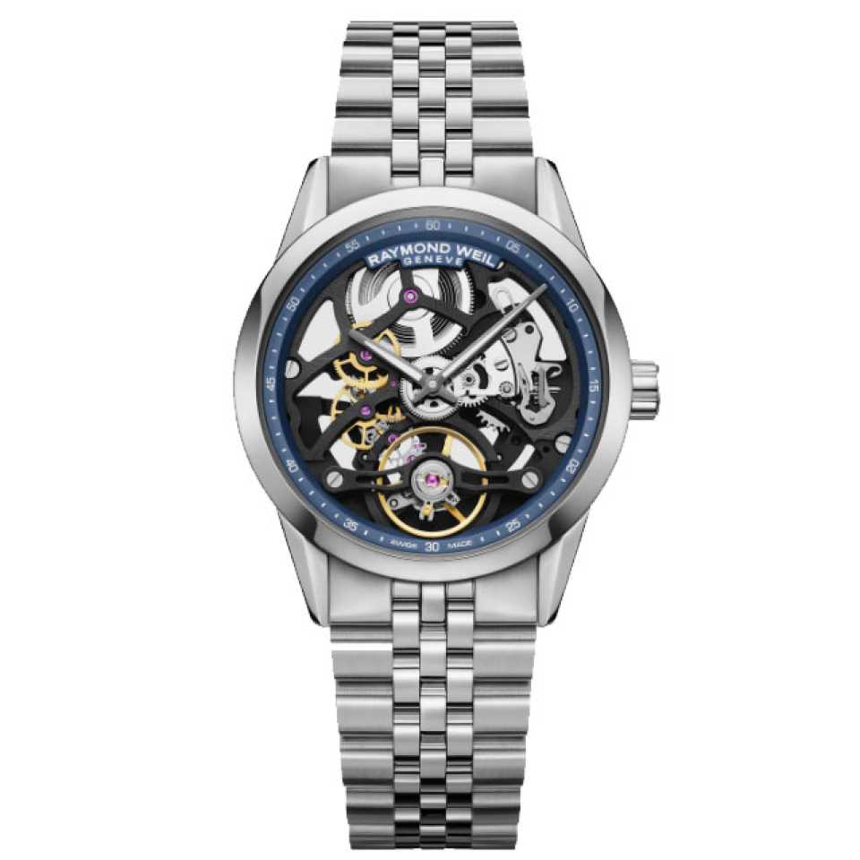 RAYMOND WEIL - OROLOGIO FREELANCER CALIBRE RW1212 SKELETON AUTOMATIC