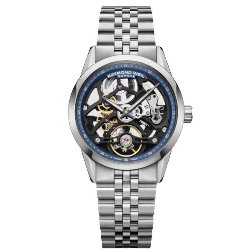 RAYMOND WEIL - OROLOGIO FREELANCER CALIBRE RW1212 SKELETON AUTOMATIC