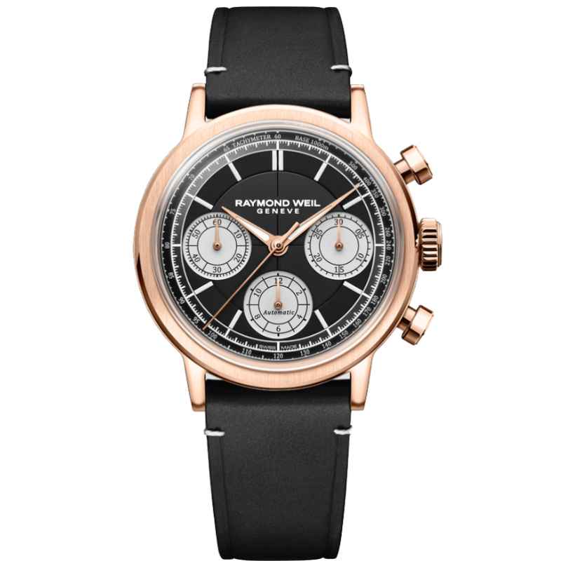 RAYMOND WEIL - OROLOGIO CRONOGRAFO TRI-COMPAX 7765-PC5-20631