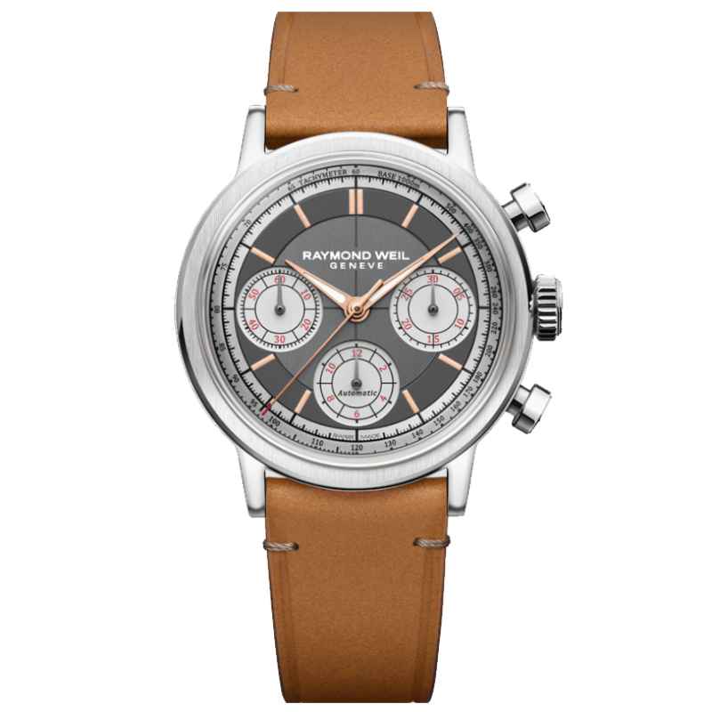 RAYMOND WEIL - OROLOGIO CRONOGRAFO TRI-COMPAX 7762-STC-60651