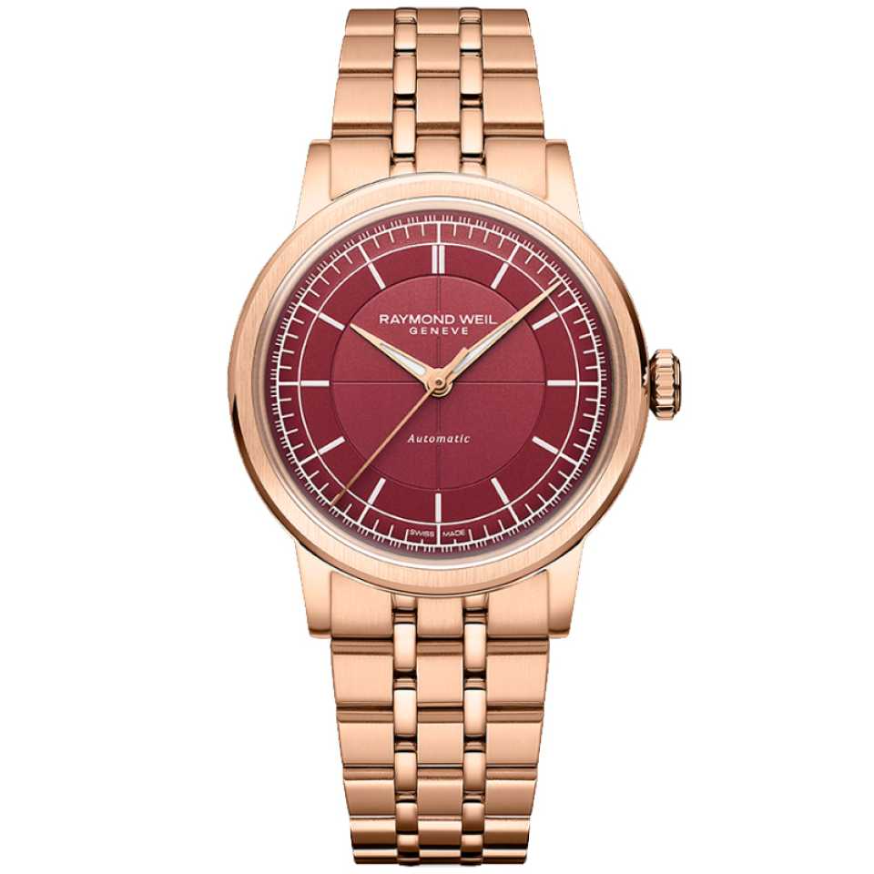 RAYMOND WEIL - OROLOGIO MILLESIME AUTOMATIC BURGUNDY 