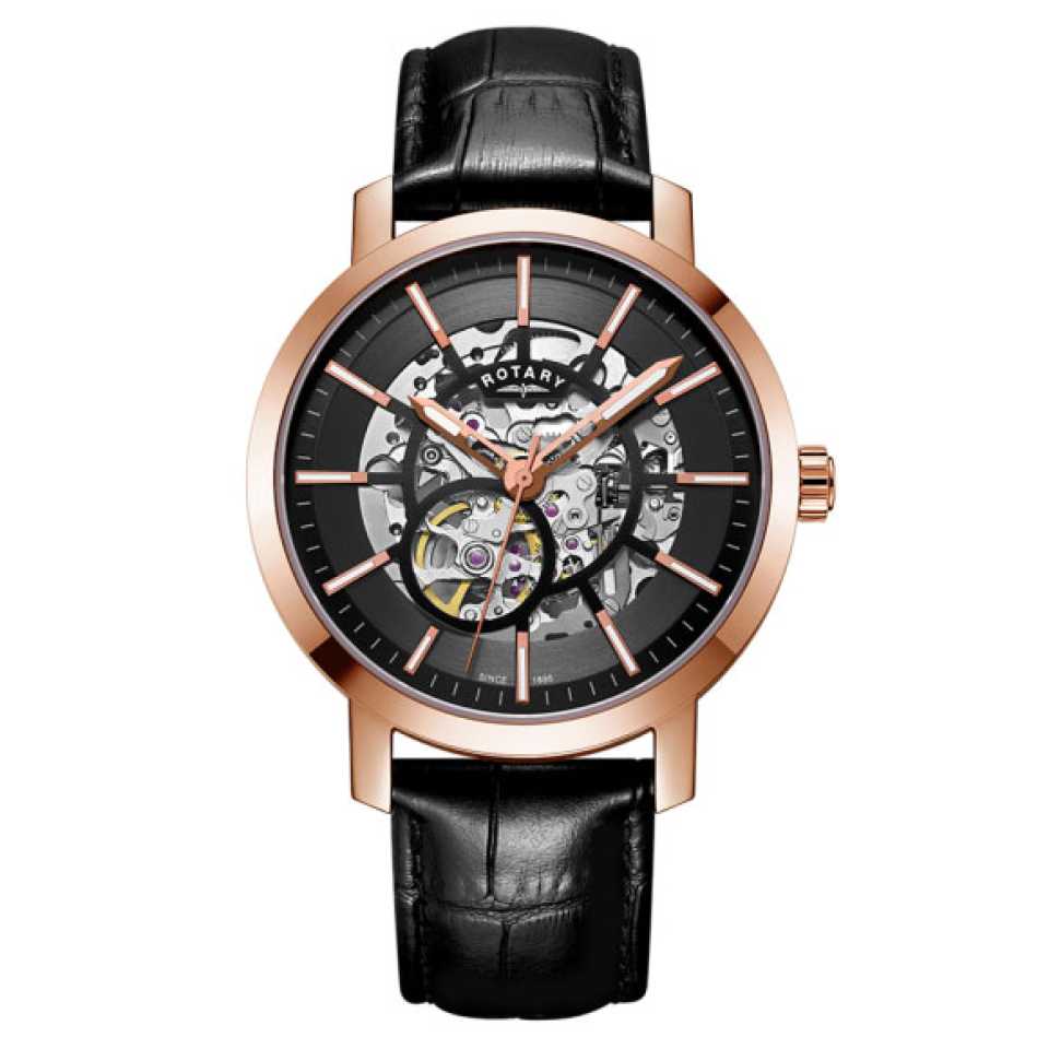 ROTARY - OROLOGIO GREENWICH SKELETON AUTOMATIC GS05354/04