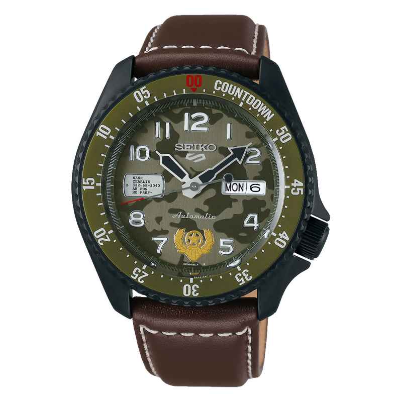 SEIKO - OROLOGIO 5 SPORTS AUTOMATIQUE STREET FIGHTER GUILE