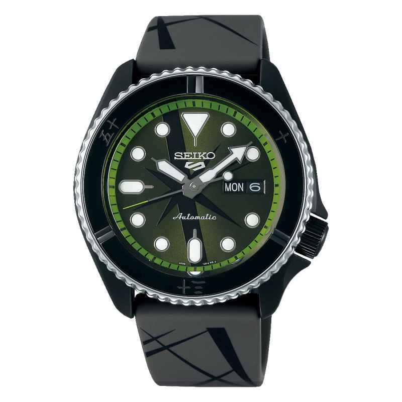 Seiko 5 Orologio Sportivo Uomo SRPK65K1 - Cassa Argento, Movimento Automatico, Classico, Look Versatile