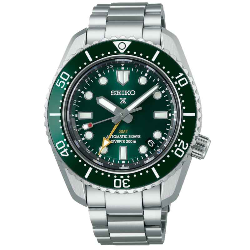 SEIKO - PROSPEX MARINE GREEN GMT SPB381J1 WATCH