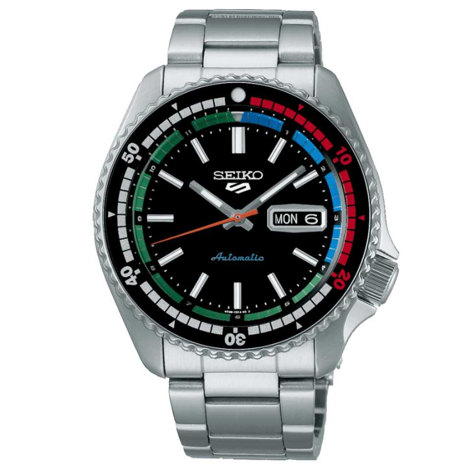 SEIKO - OROLOGIO 5 SPORTS SRPK13K1 RETRO COLOUR COLLECTION