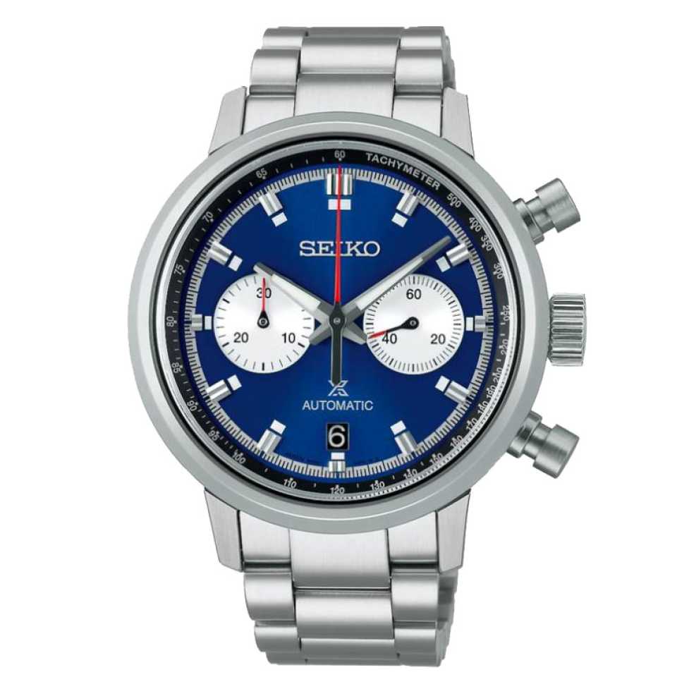 SEIKO - PROSPEX SPEEDTIMER MECHANICAL CHRONOGRAPH 1969 RE-INTERPRETATION SRQ043J1 WATCH