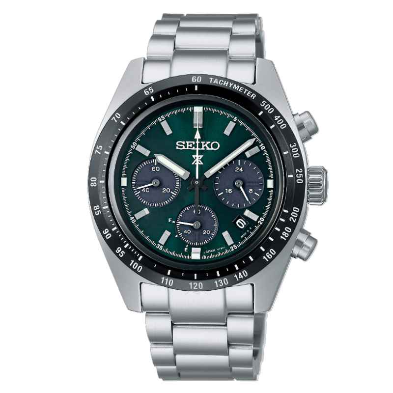 SEIKO - OROLOGIO PROSPEX DEEP GREEN SPEEDTIMER SOLAR CHRONOGRAPH SSC933P1