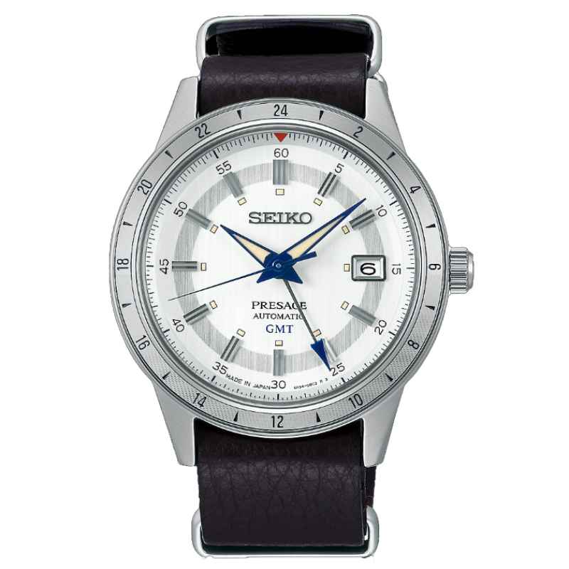 SEIKO - OROLOGIO PRESAGE STYLE LAUREL GMT EDITION WRISTWATCHMAKING ANNIVERSARY SSK015J1