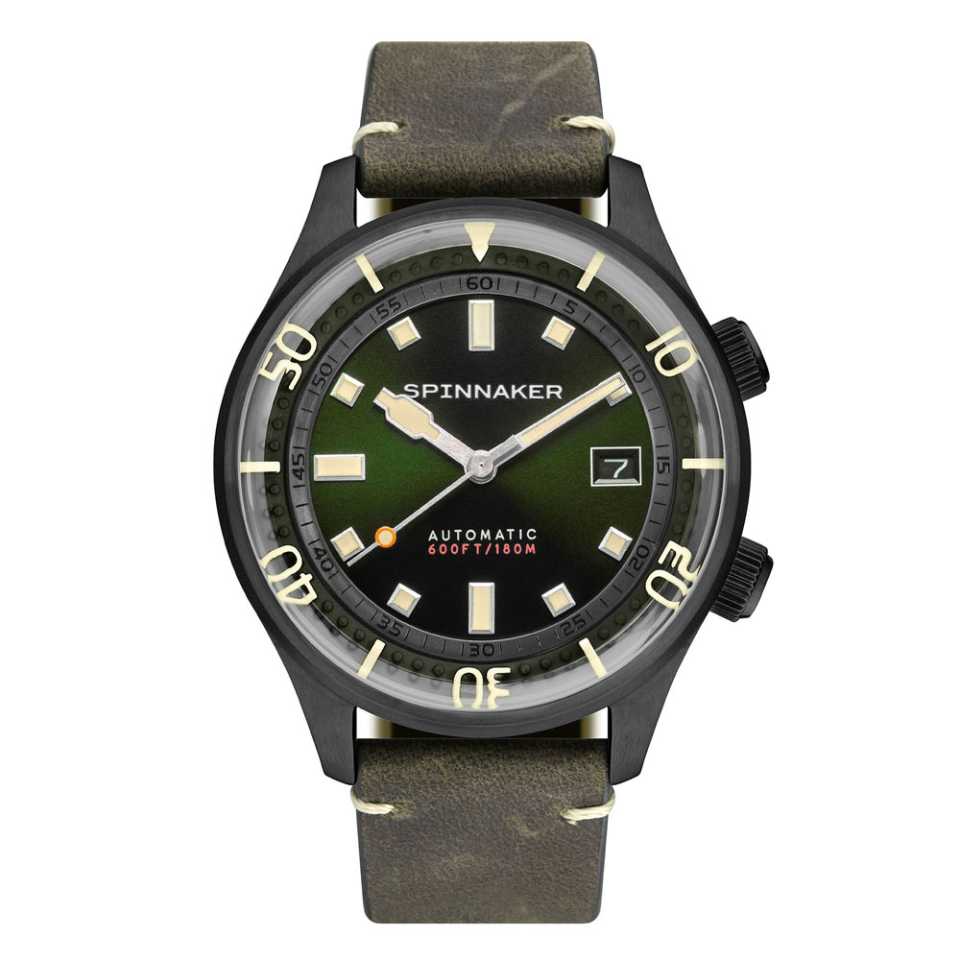 SPINNAKER - BRADNER MILITARY GREEN WATCH