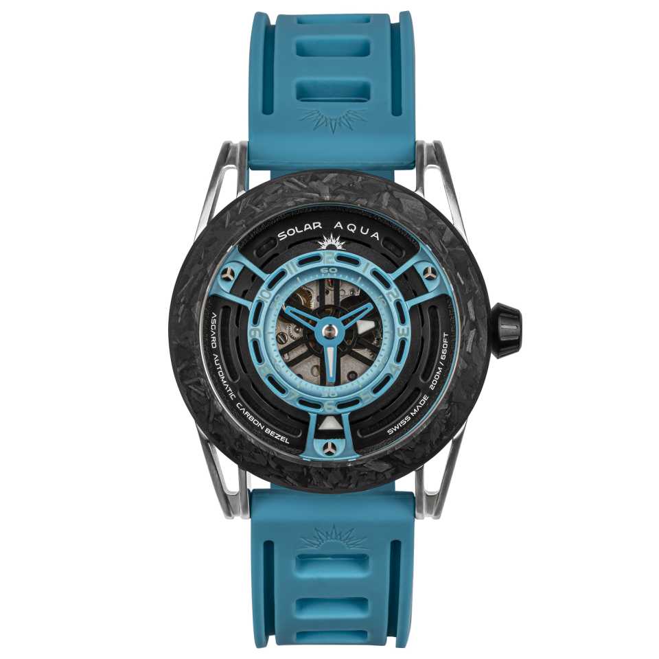SOLAR AQUA - ASGARD LIGHT BLUE SA0040.023 WATCH