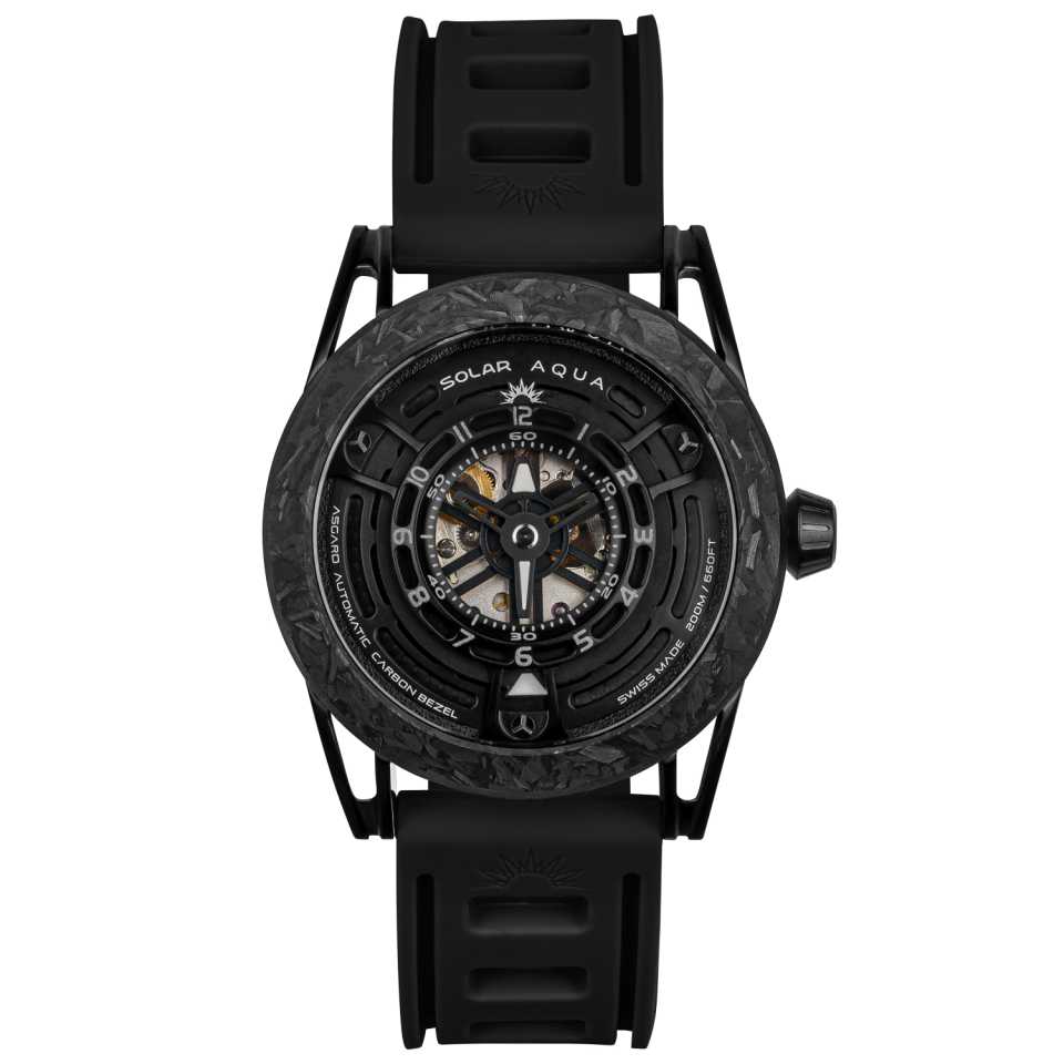 SOLAR AQUA - OROLOGIO ASGARD BLACK SA0040.021