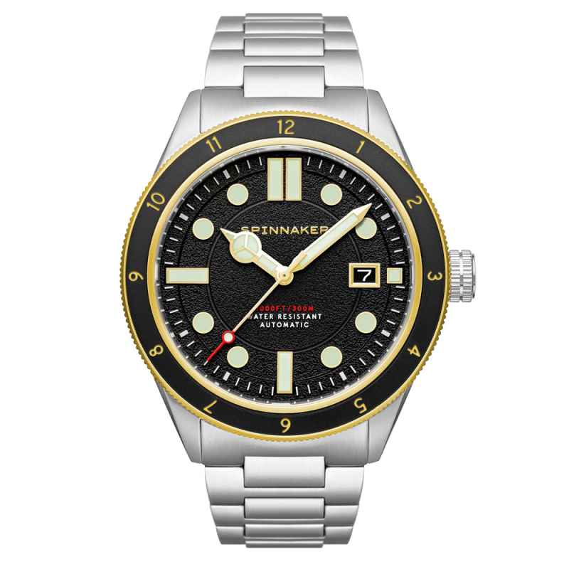 SPINNAKER - OROLOGIO CAHILL 300 AUTOMATIC CLASSIC BLACK SP5096-44