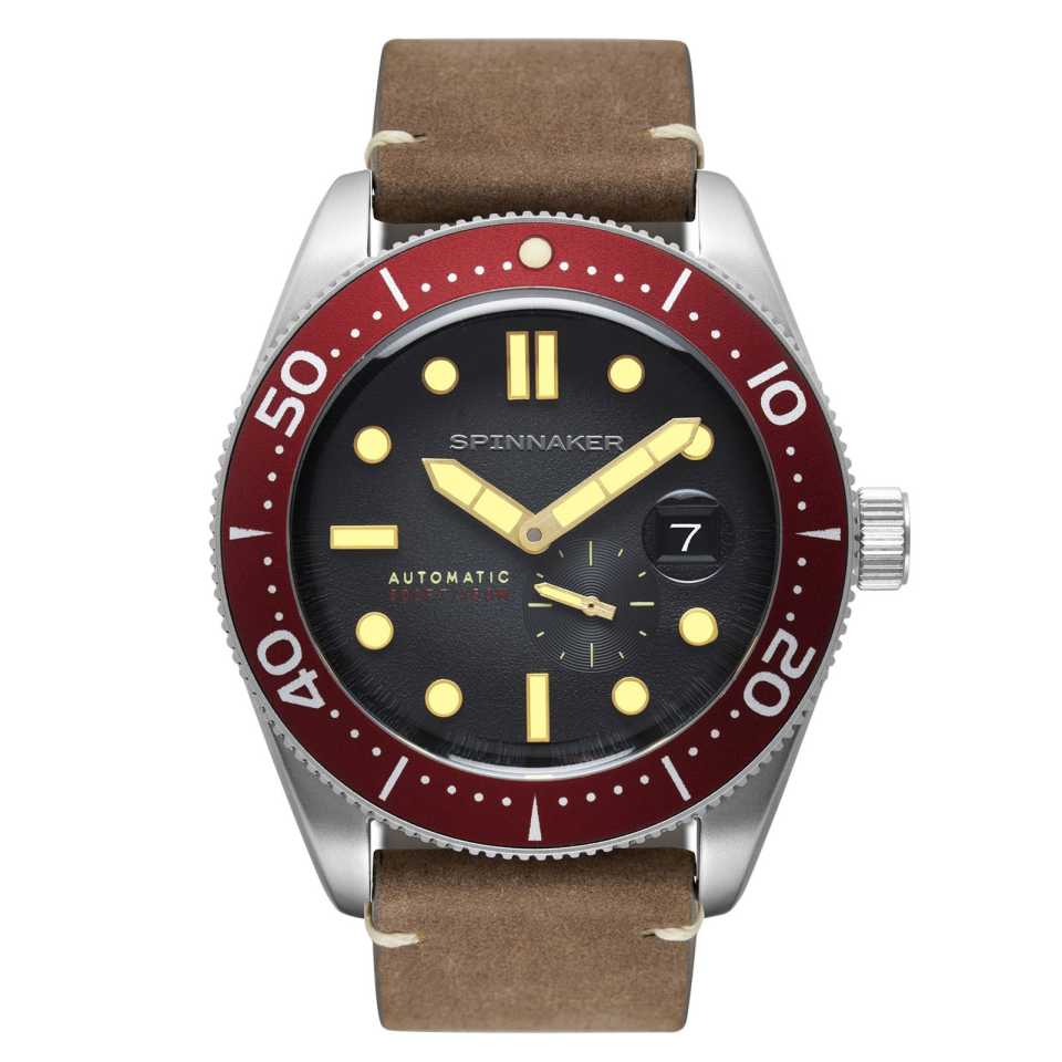 SPINNAKER - CROFT AUTOMATIC SAND BLACK WATCH