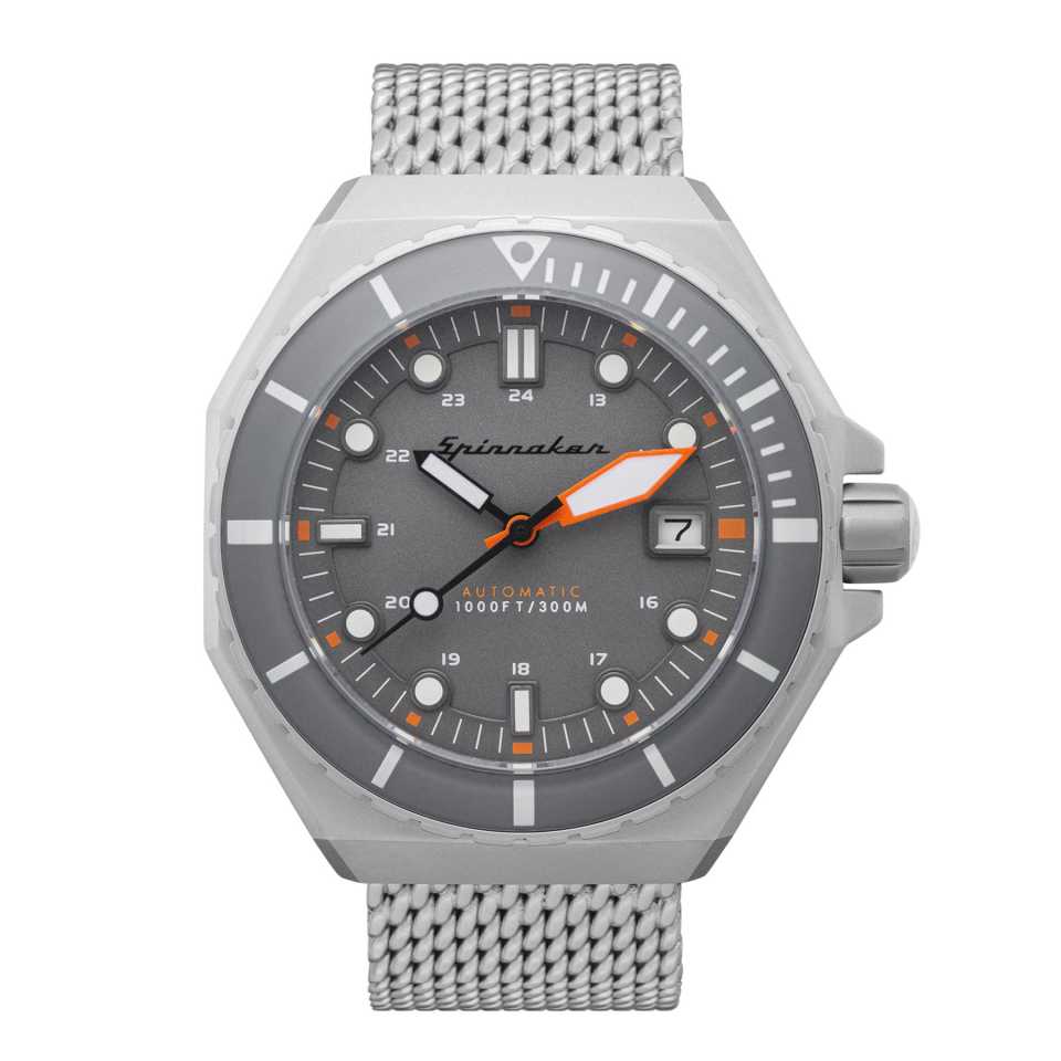 SPINNAKER - OROLOGIO DUMAS GRAPHITE GREY