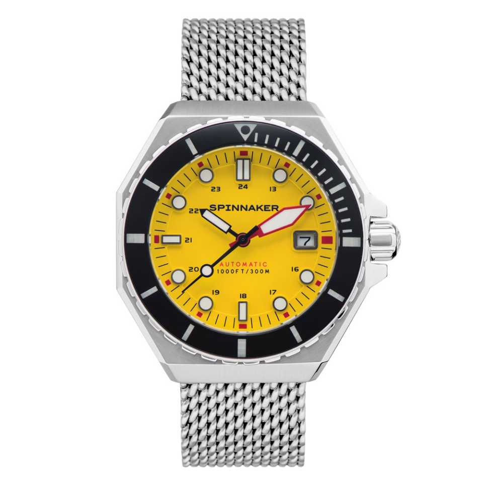SPINNAKER - DUMAS HAZARD YELLOW WATCH