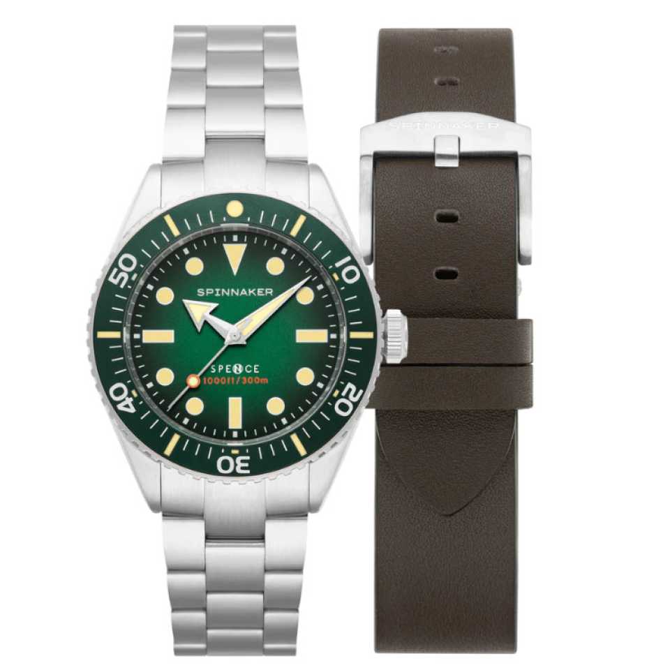 SPINNAKER - OROLOGIO SPENCE SEA GREEN SP5097-44