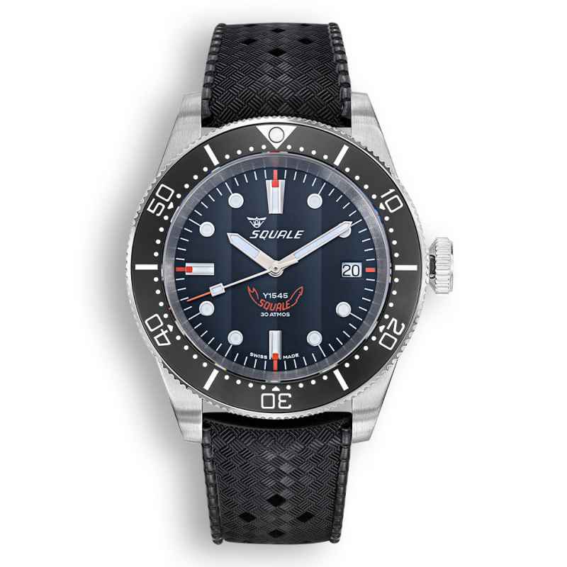 SQUALE - OROLOGIO 1545 BLACK RUBBER 1545BKBKC.HT