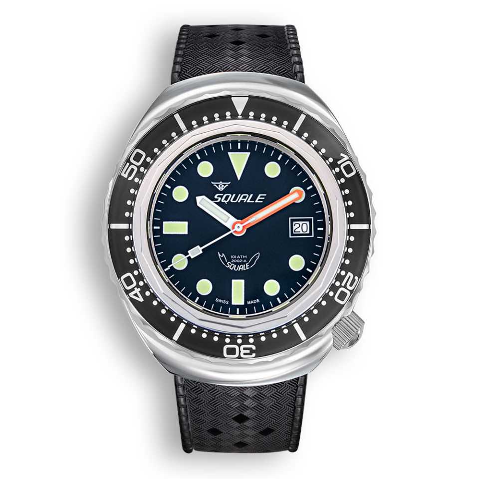 SQUALE - OROLOGIO 2002 BLACK ROUND DOTS