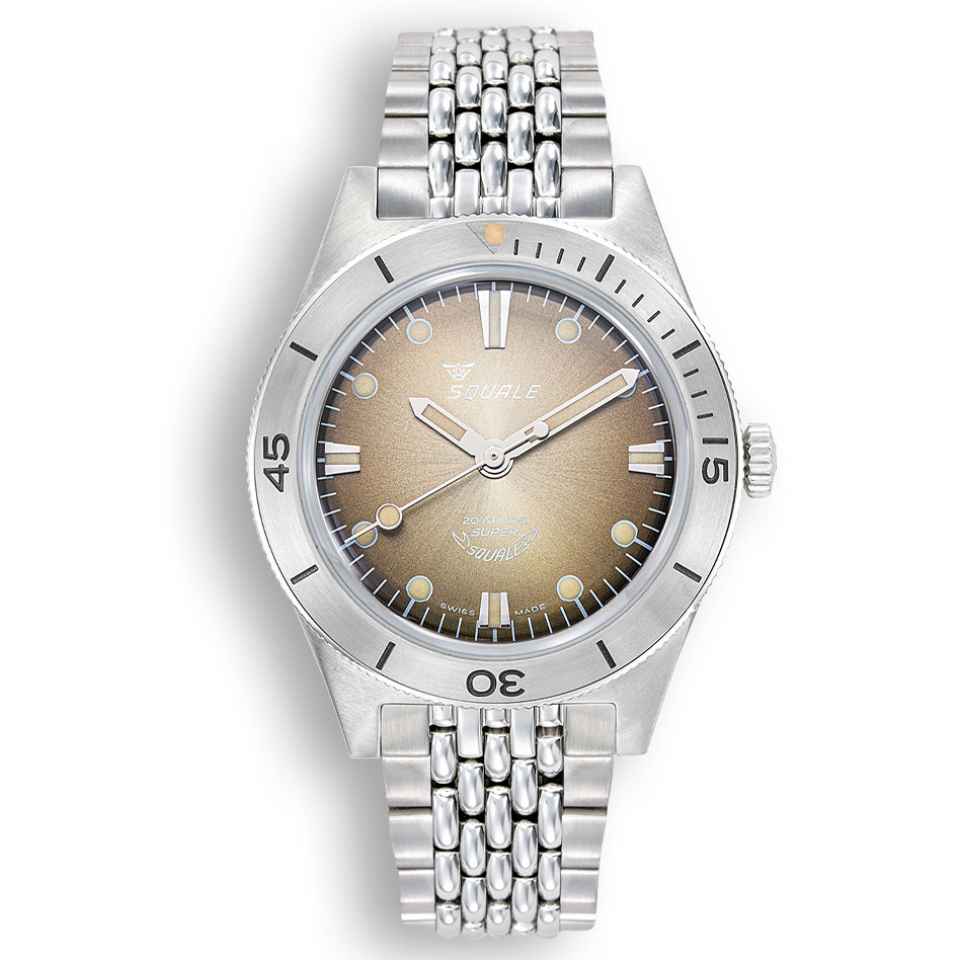 SQUALE - OROLOGIO SUPER SQUALE SUNRAY BROWN BRACELET SUPERSSBW.AC
