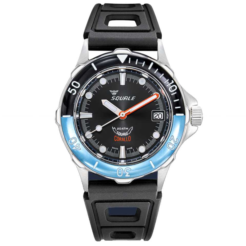 SQUALE - OROLOGIO CORALLO NOS 2008 - BLACK