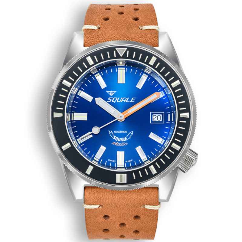 SQUALE - OROLOGIO MATIC DARK BLUE LEATHER MATICXSB.PTC
