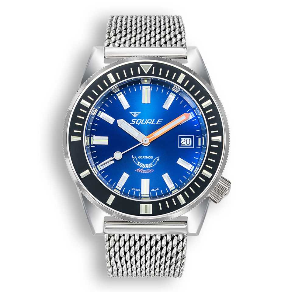 SQUALE - OROLOGIO MATIC DARK BLUE MESH MATICXSB.ME22