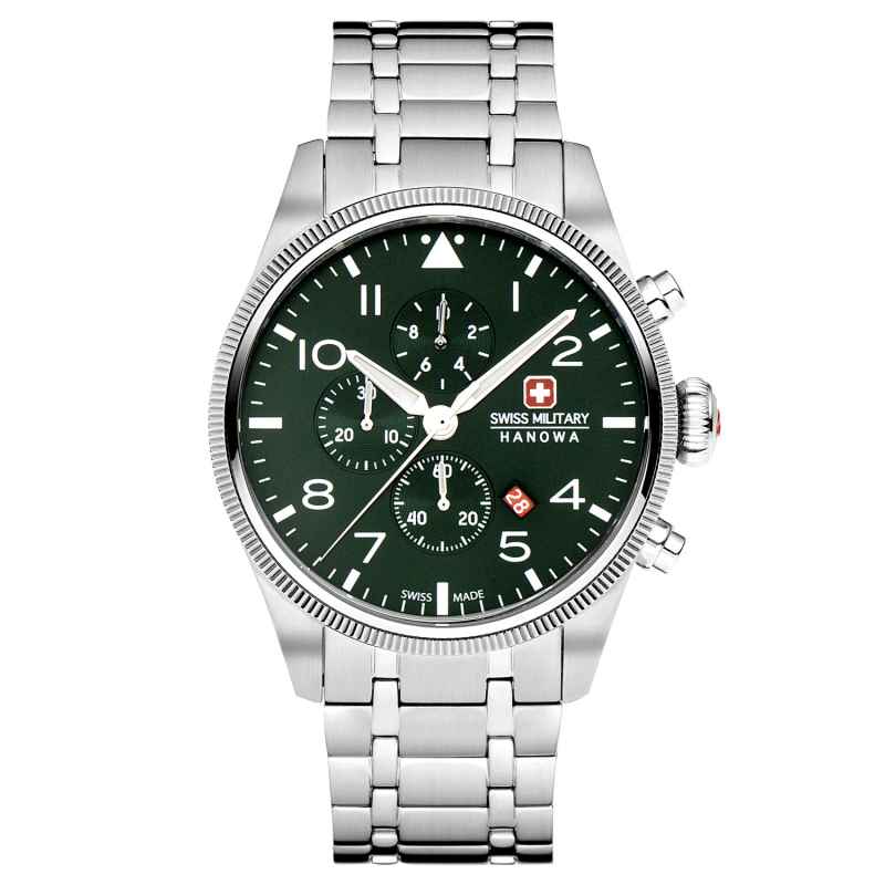 SWISS MILITARY - OROLOGIO THUNDERBOLT CHRONO GREEN