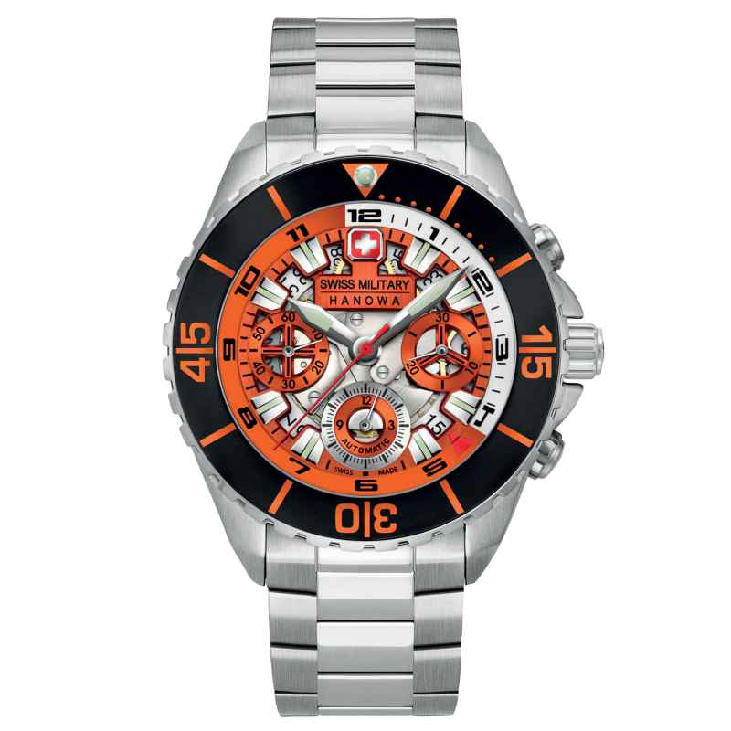 SWISS MILITARY - OROLOGIO HANS NOLL ORANGE
