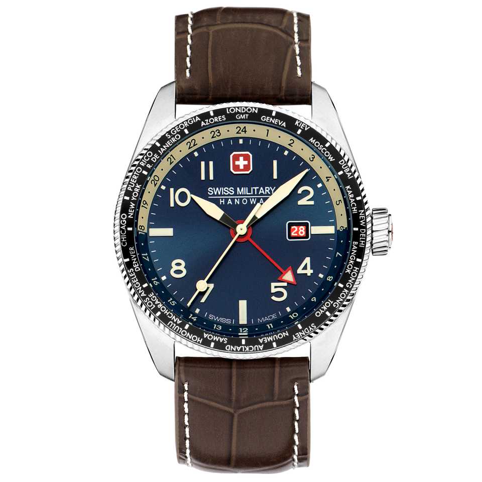 SWISS MILITARY - HAWK EYE GMT SMWGB0000506 WATCH