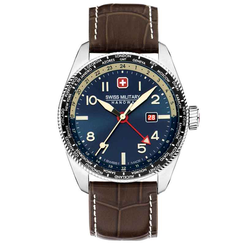 SWISS MILITARY - HAWK EYE GMT SMWGB0000506 WATCH